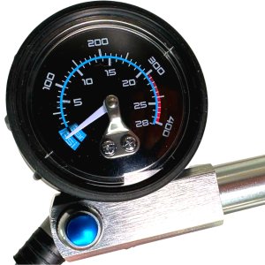Fahrrad MTB Ebike Hochdruck Federgabel / Dämpferpumpe Auto Ventil Blau