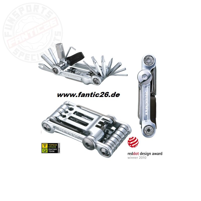 Topeak Fahrrad Tool Mini 20 Pro silber
