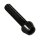 Aluschraube M6x30 konisch 5mm Innensechskant schwarz
