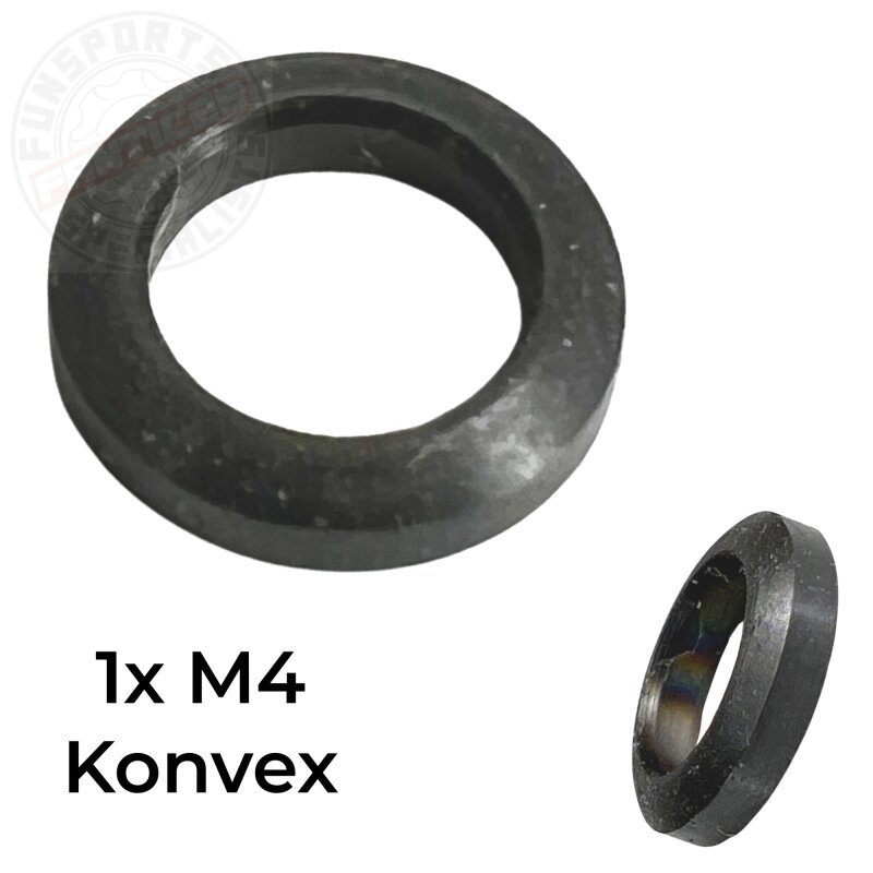 Titan M4 Konvex Ausgleich - Unterlegscheiben washer schwarz