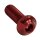 Alu M5x15 flanged Linsenkopfschraube Rot
