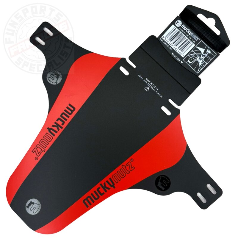 Mucky Nutz FACE Fender Schutzblech schwarz/rot