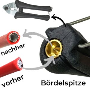 Kabelschneidezange Fahrrad Schaltungszug Bremszug Hülle Schneide Werkzeug
