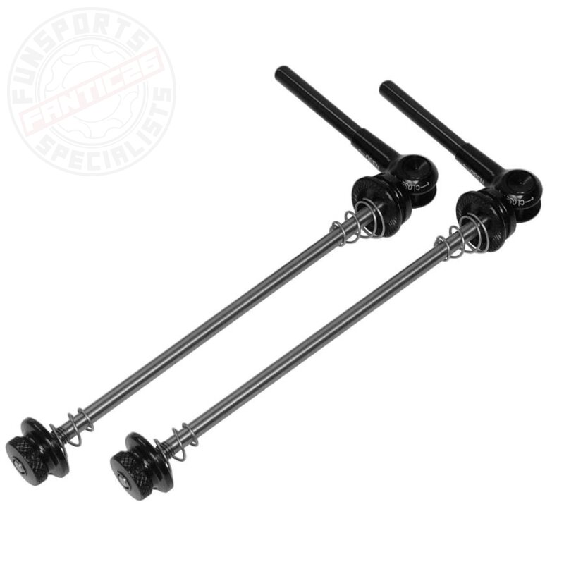 Titan Carbon Schnellspanner MTB Schwarz (Set front & rear)