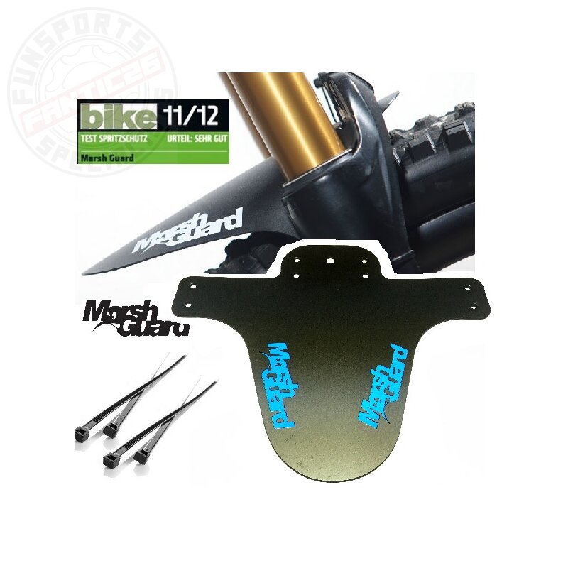Marsh Guard Plus Mud Schutzblech Fender Schwarz/Logo Blau