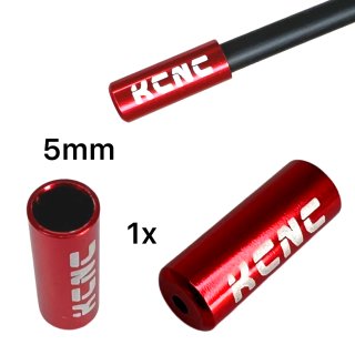 KCNC Endkappe für Bremszug 5mm Rot