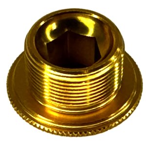 F26 M20x1 Kurbelschraube passend für Shimano Hollowtech II Gold
