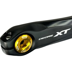 F26 M20x1 Kurbelschraube passend für Shimano Hollowtech II Gold