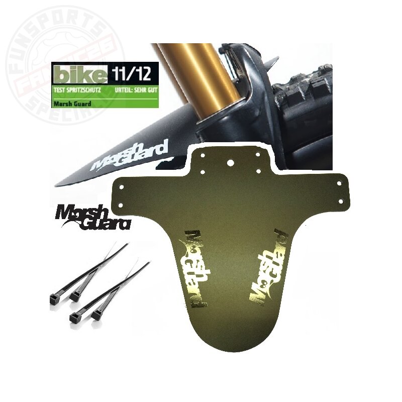 Marsh Guard Plus Mud Schutzblech Fender Schwarz/Logo Schwarz