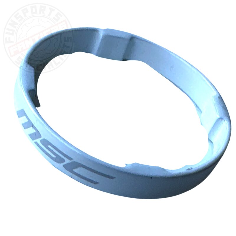 Alu MSC A-Head Spacer SL Weiß 5mm