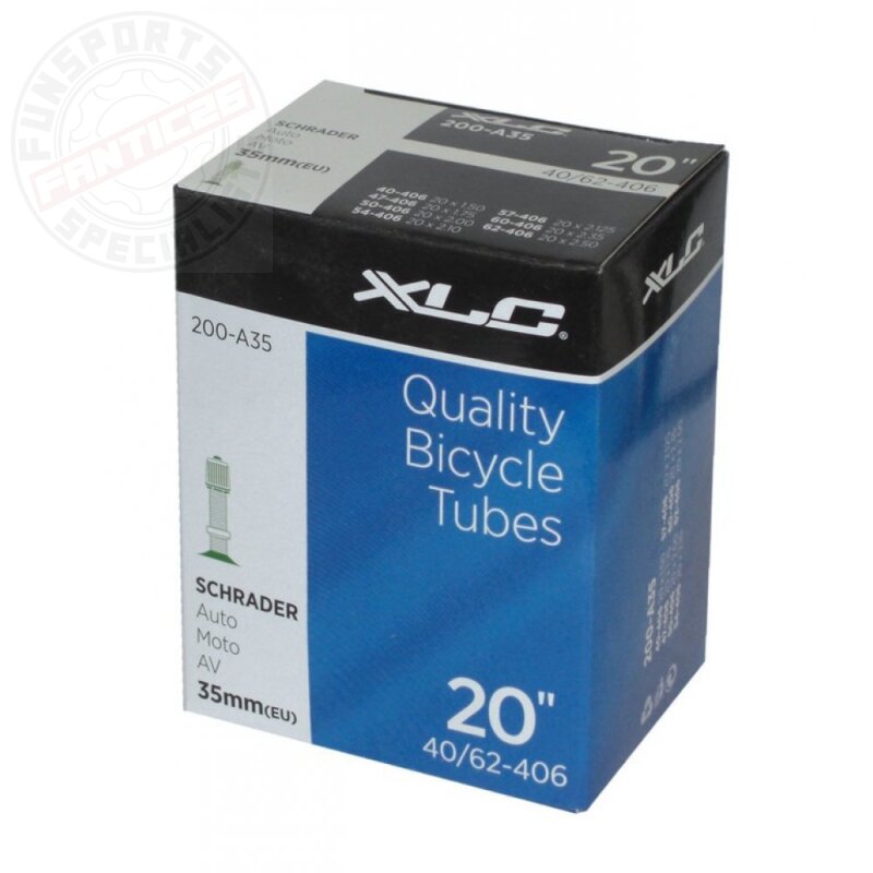 XLC BMX Fahrrad Schlauch 200-A35 20 x1.5/2.5 40/62-406 AV 33 mm