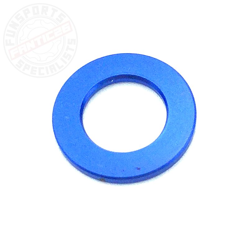 Alu M6 U-Scheibe SL Blau