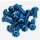 Reverse M5x10 Torx Bremsscheiben Disc Befestigungsschrauben (12er Set) blau