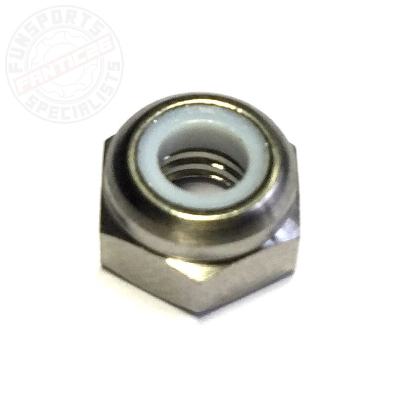 F26 Titan M6 Selbstsichernde Mutter Nylon Lock DIN 985 natur