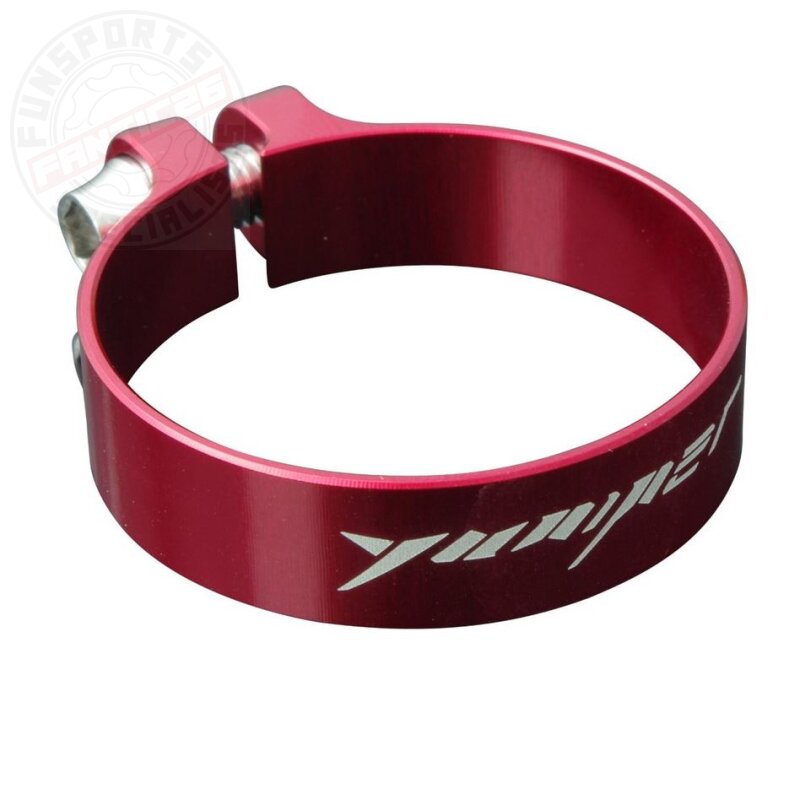 Yuniper Sattelklemmschelle Ultralight Aluminium Rot 31,8m