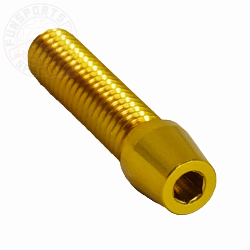 Alu M4x16 Einstellschraube Gold