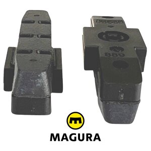 Magura Bremsbeläge für unbeschichtet Felgen Hs11 HS22 HS33 Evo Standard Schwarz (1 Paar)