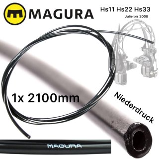 1x Magura Bremsleitung 2.3m für Niederdruck Bremsen Julie Hs11 HS33 MT2