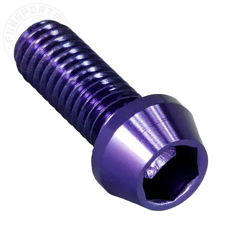 Titan M5x16 Schraube DIN 912 konisch lila
