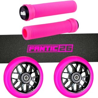 Basic Schwaz/Pink