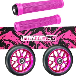 Swirl Schwarz/Pink