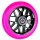 Schwarz/Pu Pink