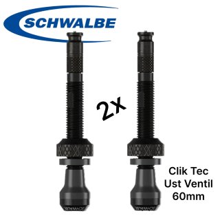 2 x SCV Tublessventiele 60mm