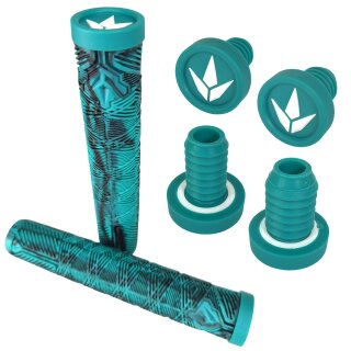 teal / schwarz